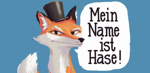 Ein Fuchs mit Hut