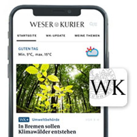 Smartphone-Ansicht WK News-App