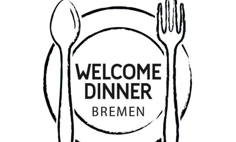 Das offizielle Logo vom "Welcome Dinner Bremen". Quelle: Johannes Ben Jurca / Welcome Dinner Bremen