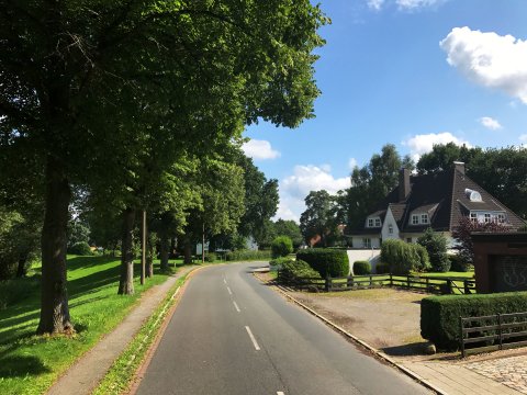 Straße in Borgfeld