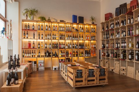 Innenansicht des Findorffer Weinladen