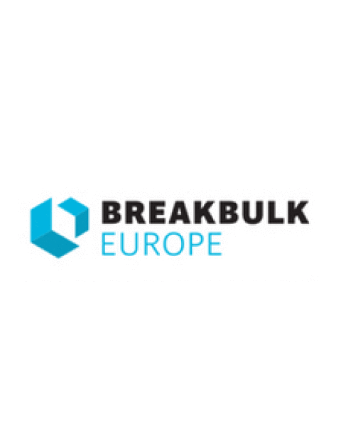 Loog mit Schriftzug: Breakbulk Europe