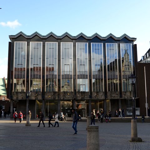 Das Gebäude des Bremer Landtags am Marktplatz