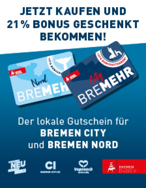 Gutscheine für Bremen-City und Bremen Nord