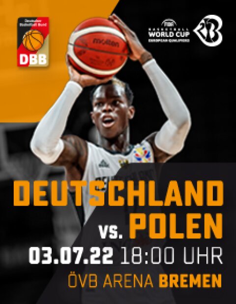 Basketballspiel Deutschland vs. Polen