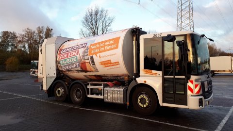 Ein Fahrzeug der Bremer Stadtreinigung