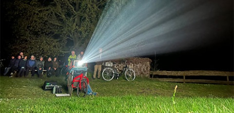 Bike It Film Night Ride Worpswede Turning Wheels 2023 Mühle