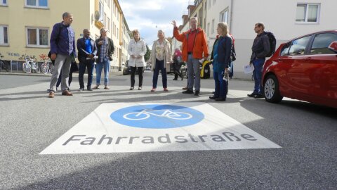 FMQ Fahrrad Modell Quartier Eröffnung