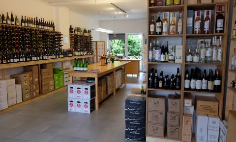 Lowin Weinhandel Innenansicht 