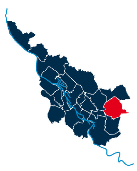 Umriss vom Stadtteil Oberneuland