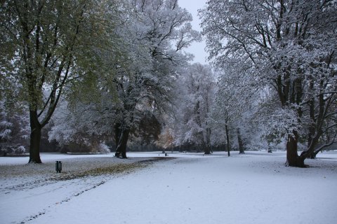 Park im Schnee (Quelle: privat/KMU)