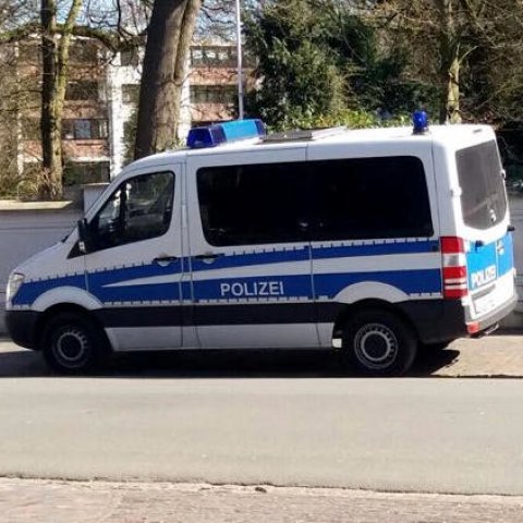 Ein Fahrzeug der Polizei
