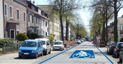 Premiumrouten Radverkehr Machbarkeitsstudie SKUMS 2017 - Standardgestaltung Fahrradstrasse