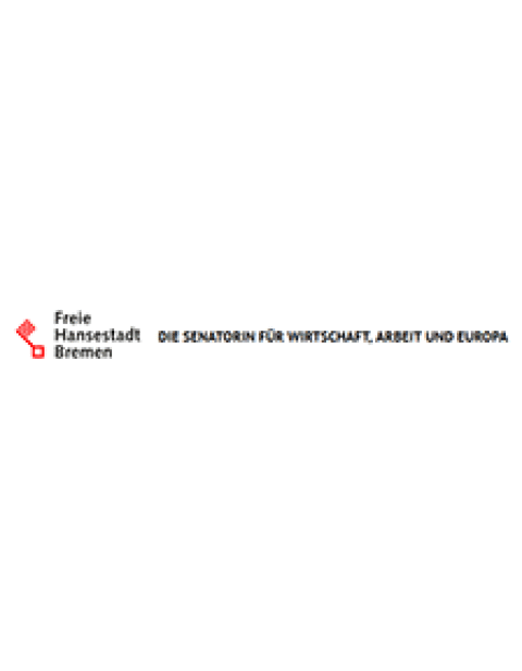 Logo mit Schriftzug: Freie Hansestadt Bremen - Die Senatorin für Wirtschaft, Arbeit und Europa