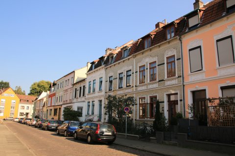 Altbremer Häuser in Gröpelingen (Quelle: WFB/bremen.online).