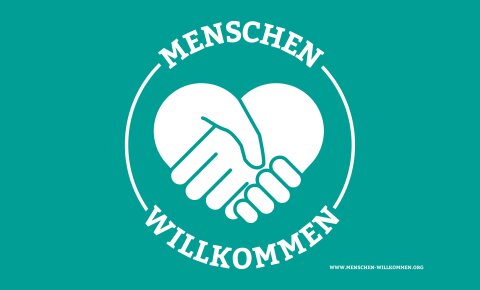 Plakat "Menschen willkommen"; Quelle: www.menschen-willkommen.org