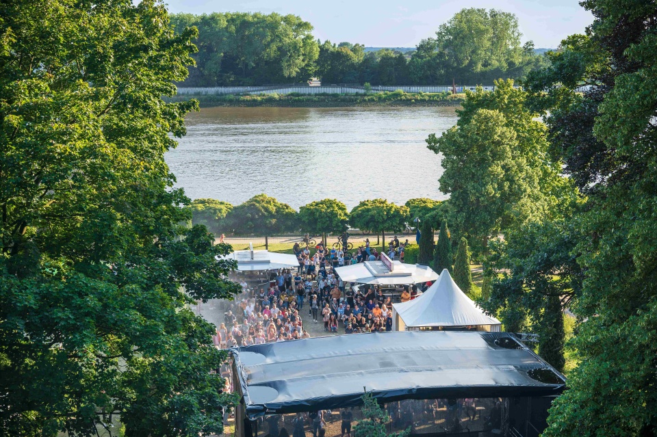 View of the Festival Maritim in Vegesack.