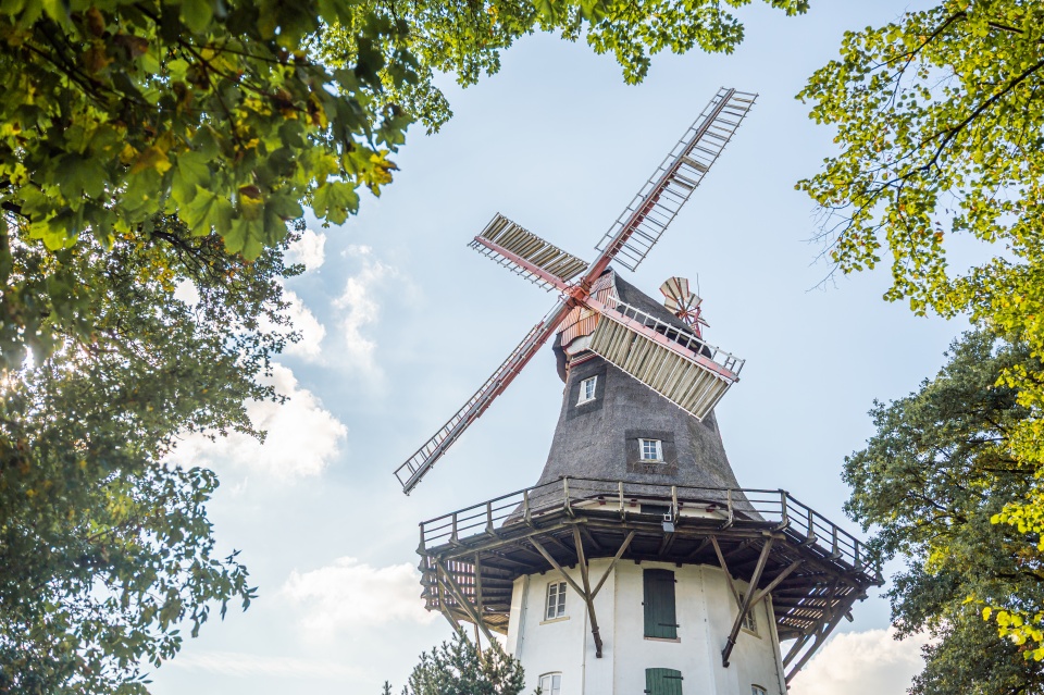 Bild von der Mühle in Oberneuland.