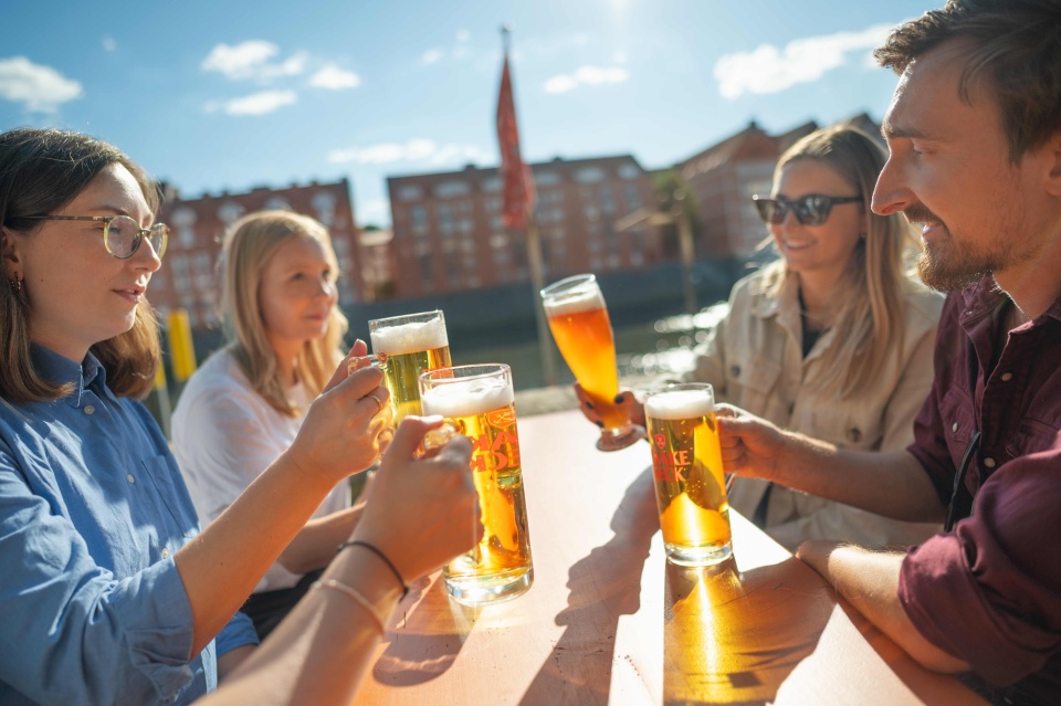 Biergarten an der Schlachte