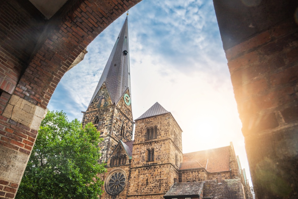 Das Foto zeigt die Unser Lieben Frauen Kirche in Bremen.