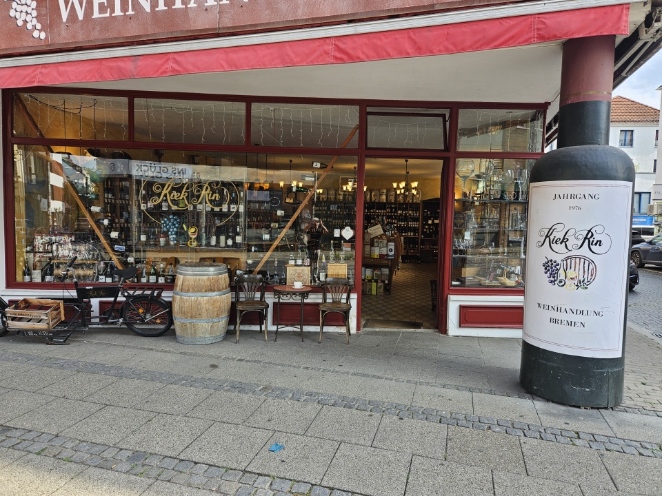 Der Weinladen Kiek rin in der Außenansicht