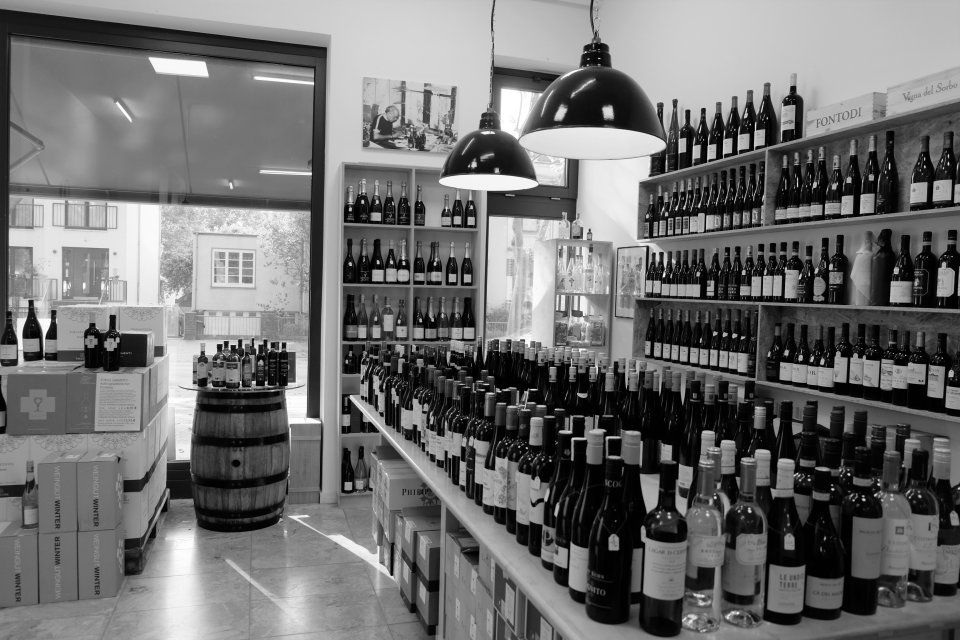Ladenfläche Lowin Weinhandel