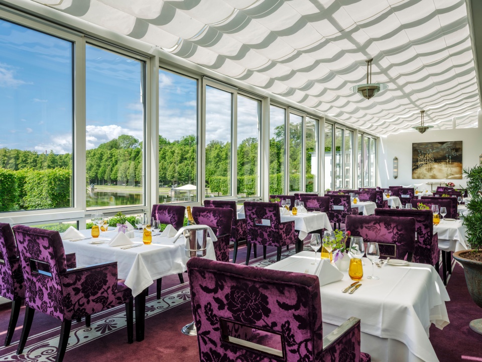 Der Wintergarten vom Parkrestaurant.