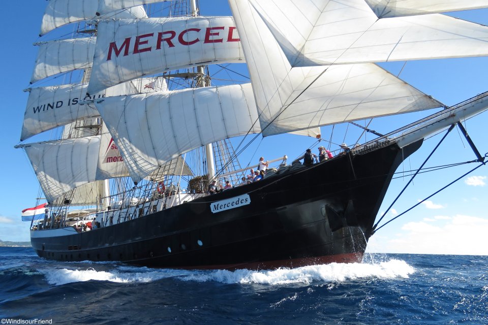 Segelschiff Mercedes auf der Nordsee